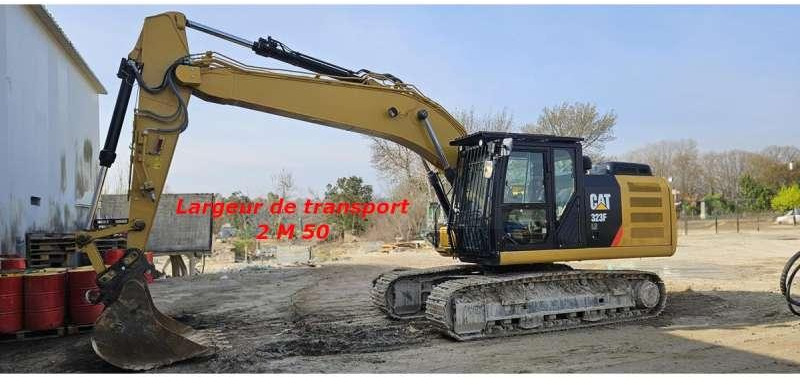 Kāpurķēžu ekskavators Caterpillar 323F: foto 1