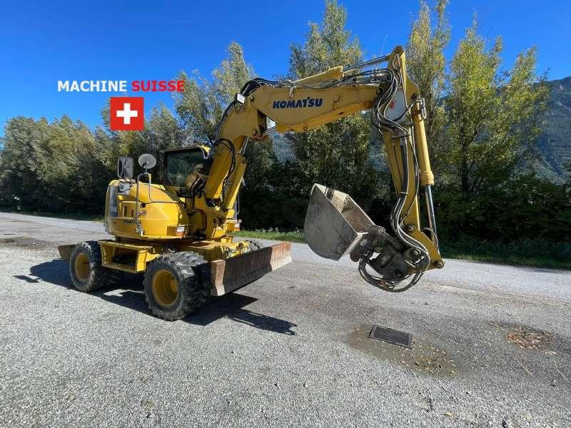 Komatsu PW118MR-8 - Riteņu ekskavators: foto 1 Komatsu PW118MR-8 - Riteņu ekskavators: foto 1