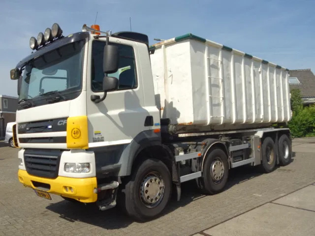 DAF CF 410 8X4 NCH CONTAINER SYSTEEM 32 TON 90 graden silo containers - Kravas automašīna - kabeļu sistēma: foto 3 DAF CF 410 8X4 NCH CONTAINER SYSTEEM 32 TON 90 graden silo containers - Kravas automašīna - kabeļu sistēma: foto 3