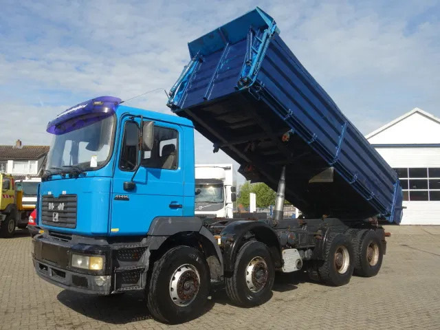 MAN 41-414 MEILLER KIPPER 8X4,MANUAL POMP - Kravas automašīna pašizgāzējs: foto 2 MAN 41-414 MEILLER KIPPER 8X4,MANUAL POMP - Kravas automašīna pašizgāzējs: foto 2