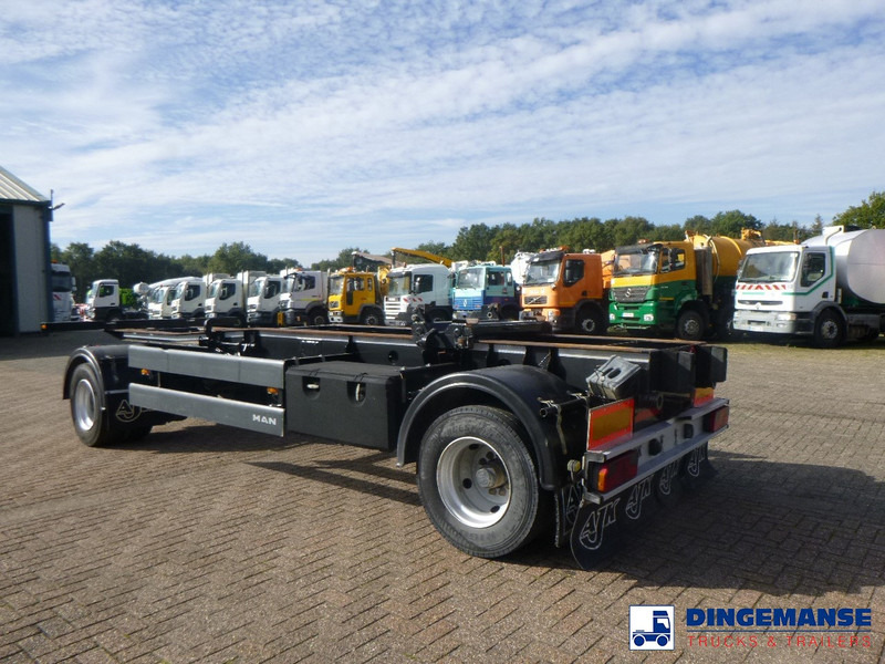 AJK Hydrolift Hook lift drawbar trailer - Multilift/ Būvgružu konteinera piekabe: foto 4 AJK Hydrolift Hook lift drawbar trailer - Multilift/ Būvgružu konteinera piekabe: foto 4