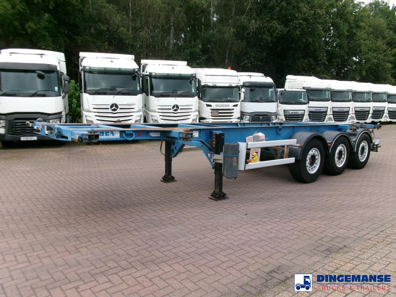 ASCA 3-axle container trailer 20-30 ft + ADR - Puspiekabe noņemamā virsbūve/ Konteineru vedējs: foto 1 ASCA 3-axle container trailer 20-30 ft + ADR - Puspiekabe noņemamā virsbūve/ Konteineru vedējs: foto 1