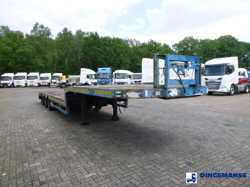 Broshuis 3-axle semi-lowbed trailer 45 t / extendable - Puspiekabe zema profila platforma: foto 2 Broshuis 3-axle semi-lowbed trailer 45 t / extendable - Puspiekabe zema profila platforma: foto 2