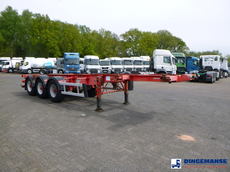Burg 3-axle container chassis 20-30 ft - Puspiekabe noņemamā virsbūve/ Konteineru vedējs: foto 2 Burg 3-axle container chassis 20-30 ft - Puspiekabe noņemamā virsbūve/ Konteineru vedējs: foto 2
