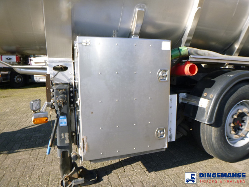 Puspiekabe cisterna Burg Food tank inox 30.3 m3 / 3 comp: foto 9