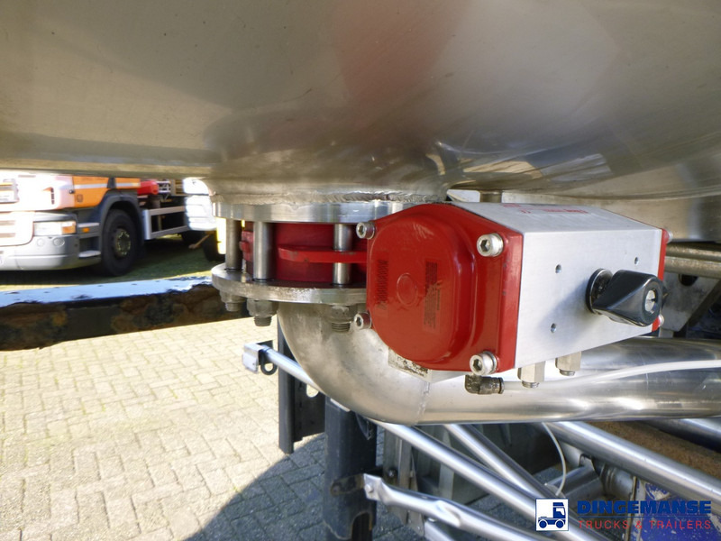 Puspiekabe cisterna Burg Food tank inox 30.3 m3 / 3 comp: foto 20