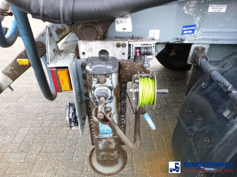 Puspiekabe cisterna COBO Powder tank alu 58 m3 (tipping): foto 9