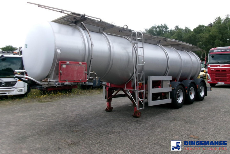 Crane Fruehauf Chemical tank inox 22.5 m3 / 1 comp - Puspiekabe cisterna: foto 1 Crane Fruehauf Chemical tank inox 22.5 m3 / 1 comp - Puspiekabe cisterna: foto 1