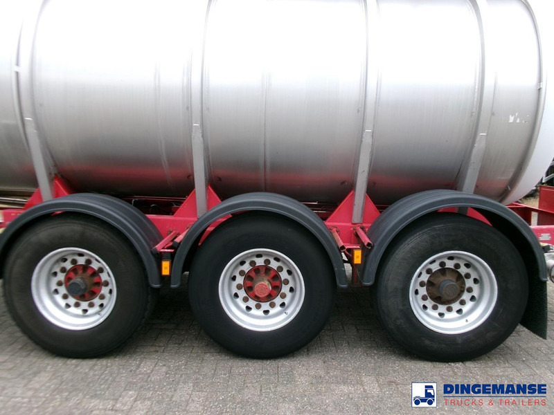 Crane Fruehauf Chemical tank inox 22.5 m3 / 1 comp - Puspiekabe cisterna: foto 5 Crane Fruehauf Chemical tank inox 22.5 m3 / 1 comp - Puspiekabe cisterna: foto 5
