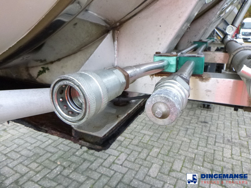 Puspiekabe cisterna Crane Fruehauf Chemical tank inox 32.8 m3 / 1 comp: foto 9