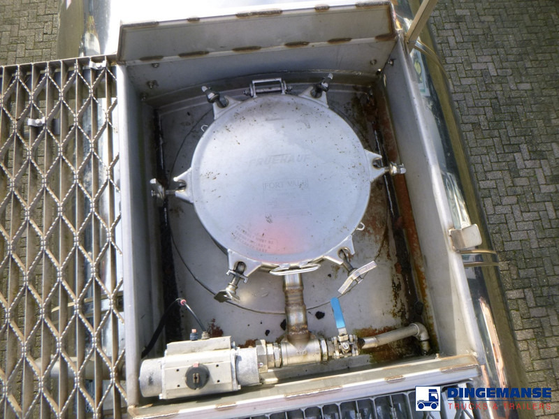 Puspiekabe cisterna Crane Fruehauf Chemical tank inox 32.8 m3 / 1 comp: foto 19