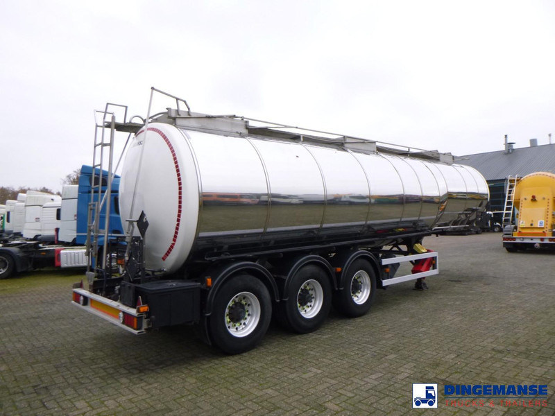 Crane Fruehauf Chemical tank inox 32.8 m3 / 1 comp - Puspiekabe cisterna: foto 4 Crane Fruehauf Chemical tank inox 32.8 m3 / 1 comp - Puspiekabe cisterna: foto 4