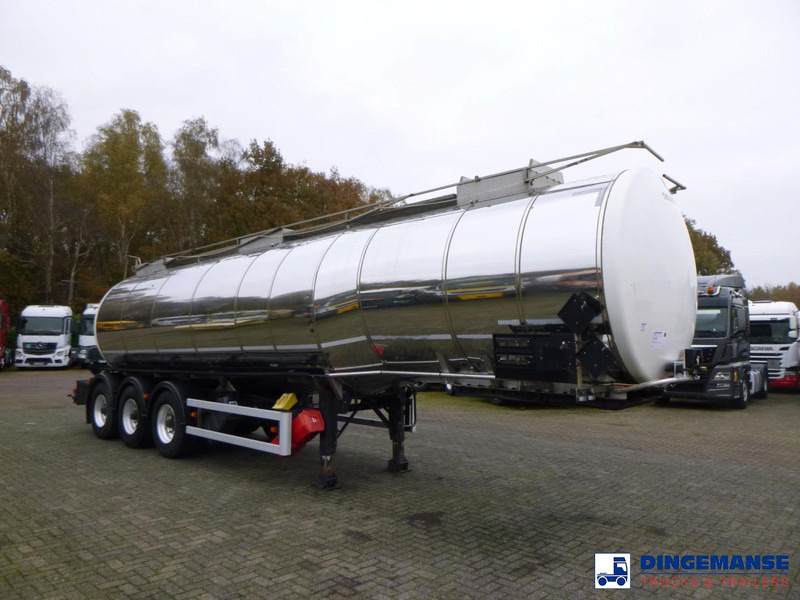 Crane Fruehauf Chemical tank inox 32.8 m3 / 1 comp - Puspiekabe cisterna: foto 2 Crane Fruehauf Chemical tank inox 32.8 m3 / 1 comp - Puspiekabe cisterna: foto 2