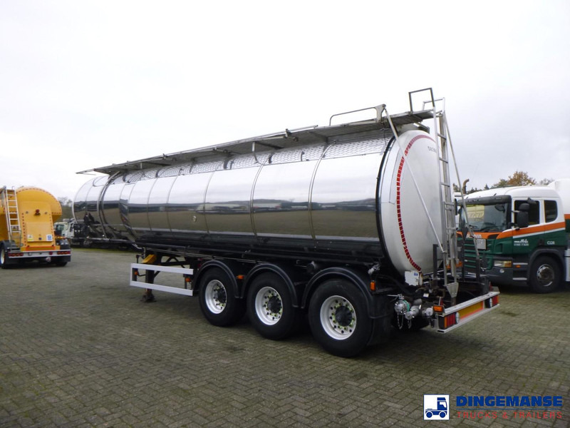 Crane Fruehauf Chemical tank inox 32.8 m3 / 1 comp - Puspiekabe cisterna: foto 3 Crane Fruehauf Chemical tank inox 32.8 m3 / 1 comp - Puspiekabe cisterna: foto 3