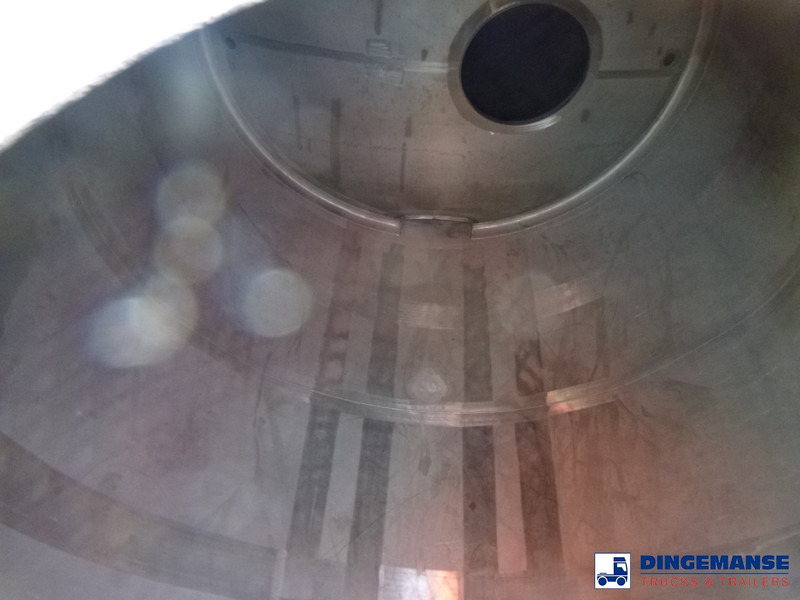 Puspiekabe cisterna Crane Fruehauf Chemical tank inox 32.8 m3 / 1 comp: foto 15