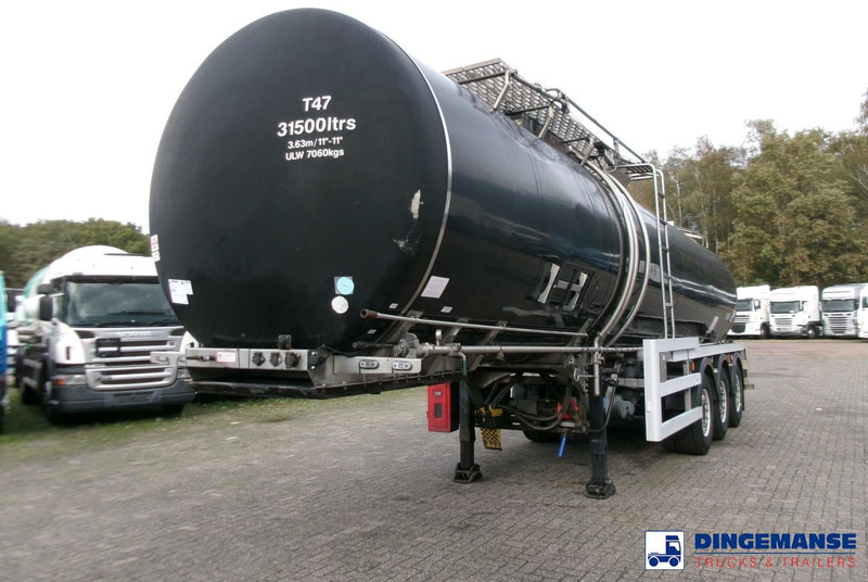 Crossland Bitumen tank inox 33 m3 / 1 comp + compressor + ADR L4BN - Puspiekabe cisterna: foto 1 Crossland Bitumen tank inox 33 m3 / 1 comp + compressor + ADR L4BN - Puspiekabe cisterna: foto 1