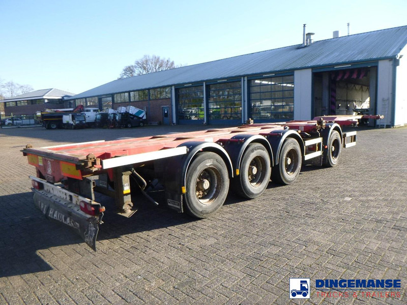 D-Tec 4-axle container combi trailer (3 + 1 axles) 20-30-40-45 ft - Puspiekabe noņemamā virsbūve/ Konteineru vedējs: foto 4 D-Tec 4-axle container combi trailer (3 + 1 axles) 20-30-40-45 ft - Puspiekabe noņemamā virsbūve/ Konteineru vedējs: foto 4