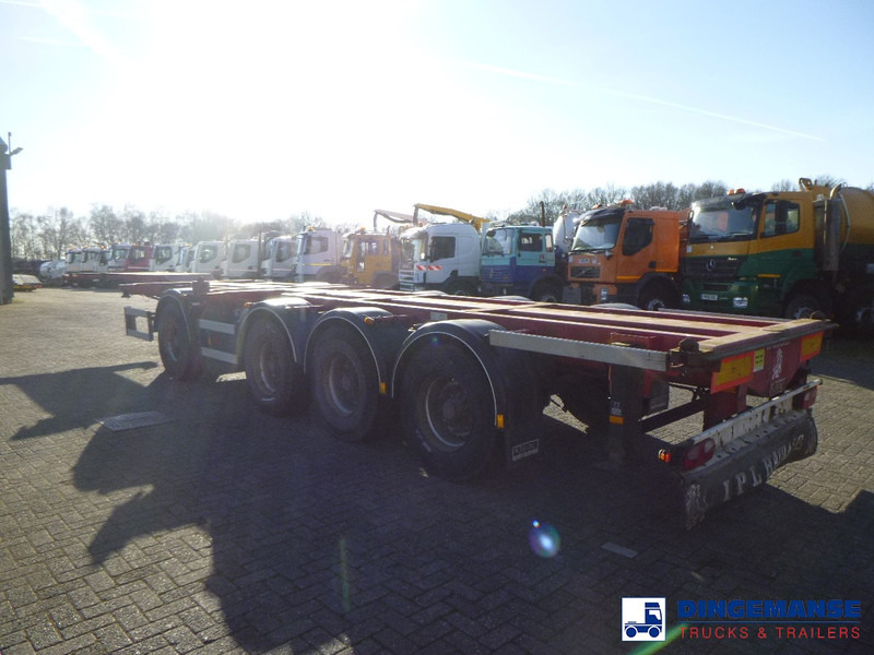 D-Tec 4-axle container combi trailer (3 + 1 axles) 20-30-40-45 ft - Puspiekabe noņemamā virsbūve/ Konteineru vedējs: foto 3 D-Tec 4-axle container combi trailer (3 + 1 axles) 20-30-40-45 ft - Puspiekabe noņemamā virsbūve/ Konteineru vedējs: foto 3