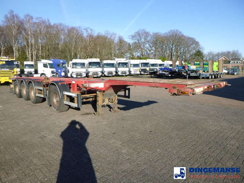 D-Tec 4-axle container combi trailer (3 + 1 axles) 20-30-40-45 ft - Puspiekabe noņemamā virsbūve/ Konteineru vedējs: foto 2 D-Tec 4-axle container combi trailer (3 + 1 axles) 20-30-40-45 ft - Puspiekabe noņemamā virsbūve/ Konteineru vedējs: foto 2