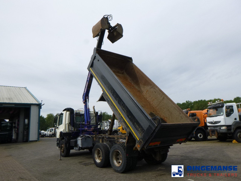 DAF CF 75.310 6x4 RHD tipper + HMF 1144 K-1 + grapple - Kravas auto ar manipulatoru: foto 3 DAF CF 75.310 6x4 RHD tipper + HMF 1144 K-1 + grapple - Kravas auto ar manipulatoru: foto 3