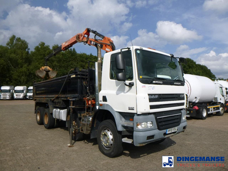 DAF CF 85.360 8X4 RHD tipper + Terex 118.2 VGL-A15 - Kravas auto ar manipulatoru: foto 2 DAF CF 85.360 8X4 RHD tipper + Terex 118.2 VGL-A15 - Kravas auto ar manipulatoru: foto 2