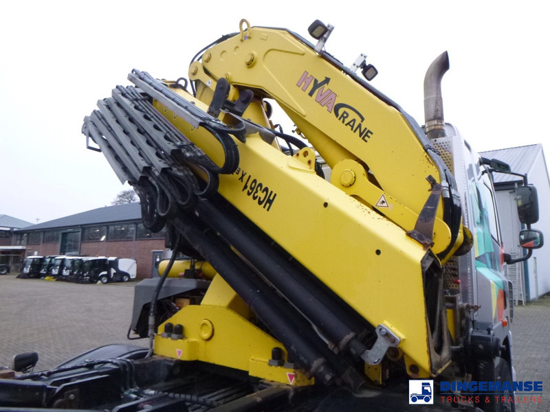 Kravas auto ar manipulatoru DAF CF 85.410 8x2 Hyva container hook + crane: foto 7