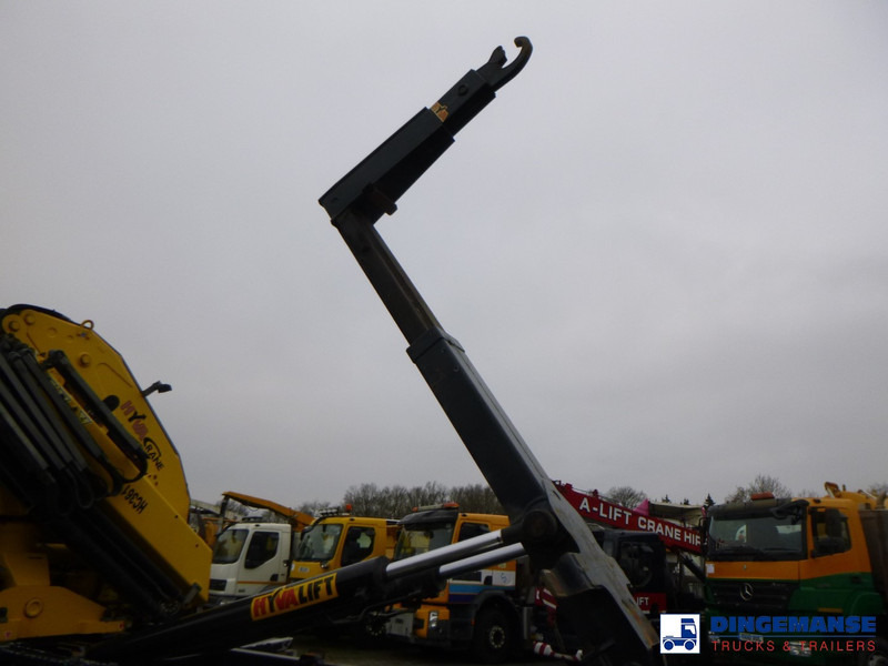 Kravas auto ar manipulatoru DAF CF 85.410 8x2 Hyva container hook + crane: foto 6