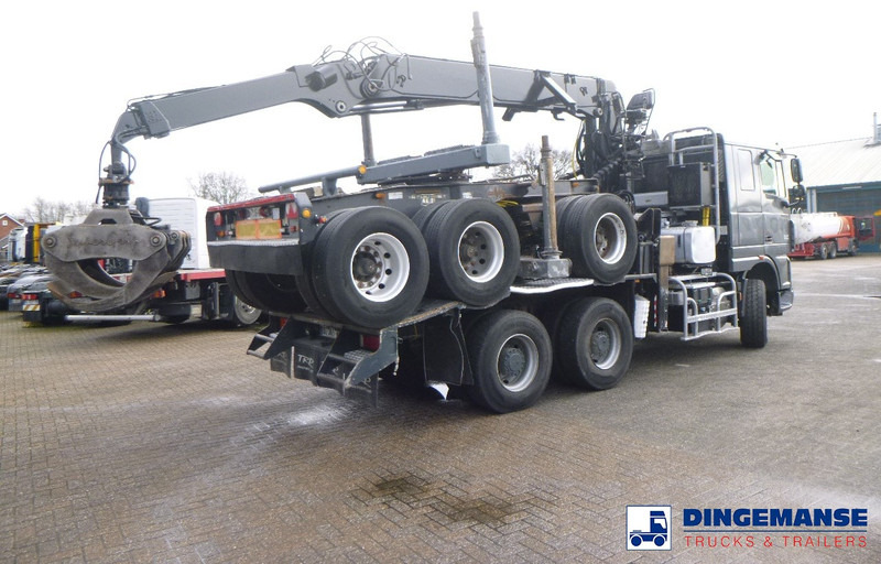 DAF XF 105.510 6x4 + Loglift F281S83 crane / timber truck + dolly - Kravas auto ar manipulatoru: foto 4 DAF XF 105.510 6x4 + Loglift F281S83 crane / timber truck + dolly - Kravas auto ar manipulatoru: foto 4
