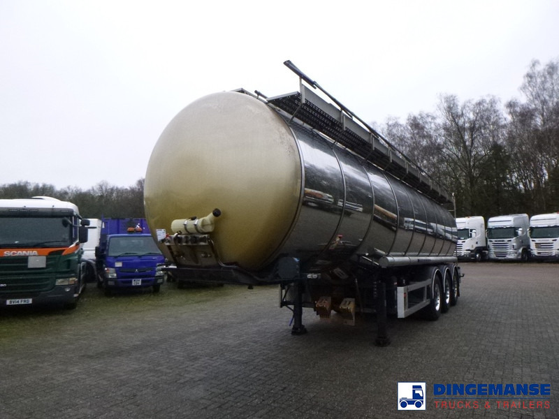 Dijkstra Chemical tank inox L4BH 37.5 m3 / 1 comp - Puspiekabe cisterna: foto 1 Dijkstra Chemical tank inox L4BH 37.5 m3 / 1 comp - Puspiekabe cisterna: foto 1