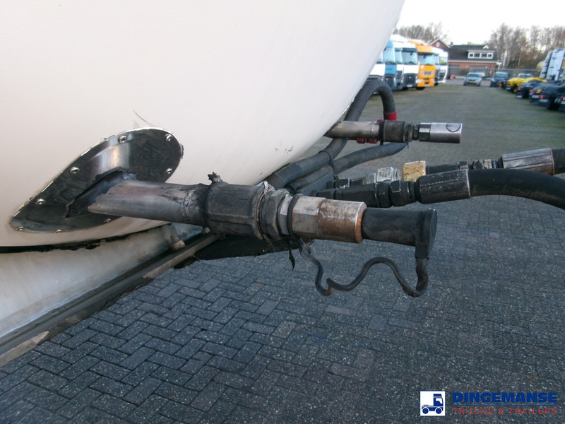 Puspiekabe cisterna Feldbinder Chemical tank inox 33.5 m3 / 1 comp + pump: foto 10