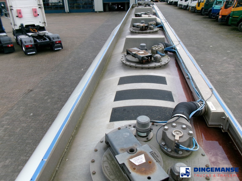Puspiekabe cisterna Feldbinder Fuel tank alu 44.6 m3 + pump: foto 20