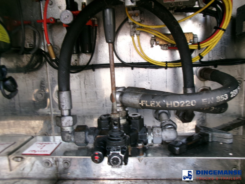Puspiekabe cisterna Feldbinder Fuel tank alu 44.6 m3 + pump: foto 15