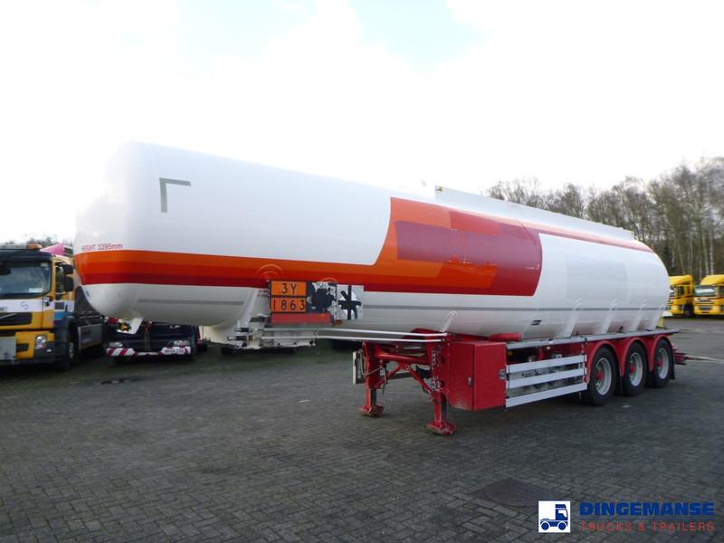 Piekabe cisterna Feldbinder Jet fuel tank 40 m3 / 1 comp + pump: foto 1