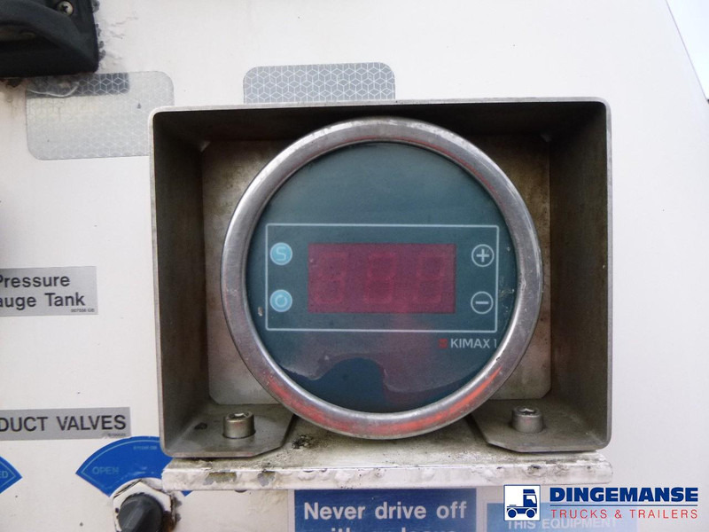 Puspiekabe cisterna Feldbinder Powder tank alu 36 m3 / 1 comp: foto 10