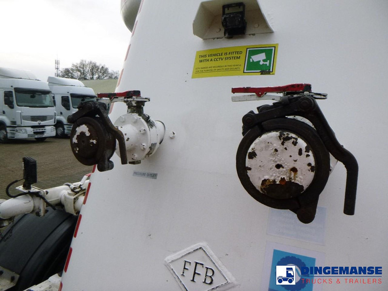 Puspiekabe cisterna Feldbinder Powder tank alu 36 m3 / 1 comp: foto 14