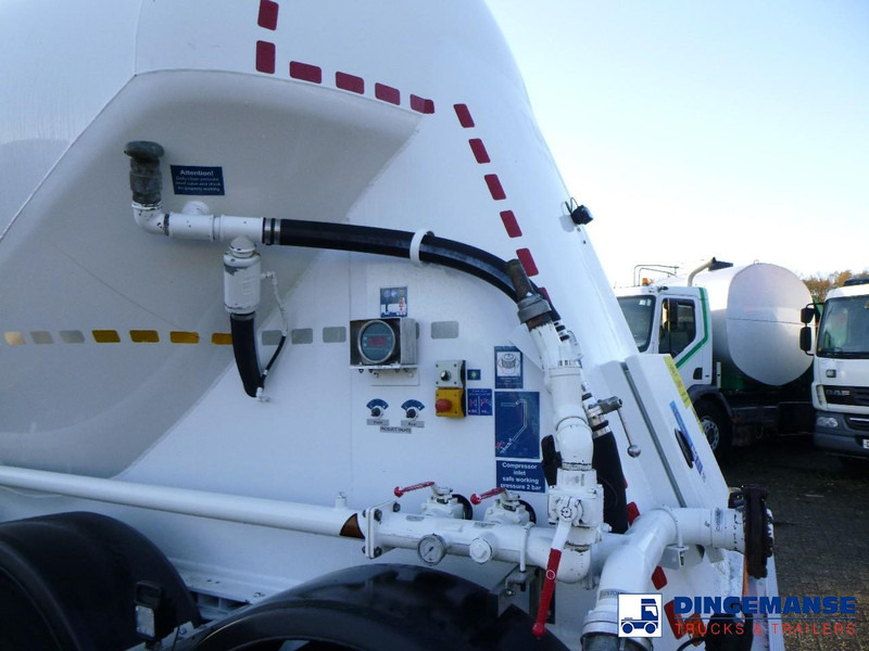Puspiekabe cisterna Feldbinder Powder tank alu 36 m3 / 1 comp: foto 8 Puspiekabe cisterna Feldbinder Powder tank alu 36 m3 / 1 comp: foto 8