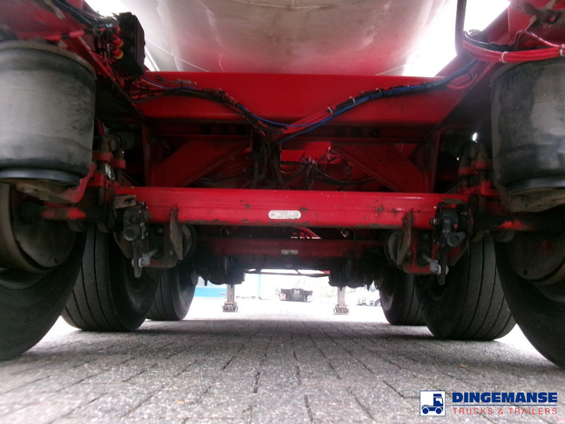 Puspiekabe cisterna Feldbinder Powder tank alu 41 m3 (tipping): foto 8