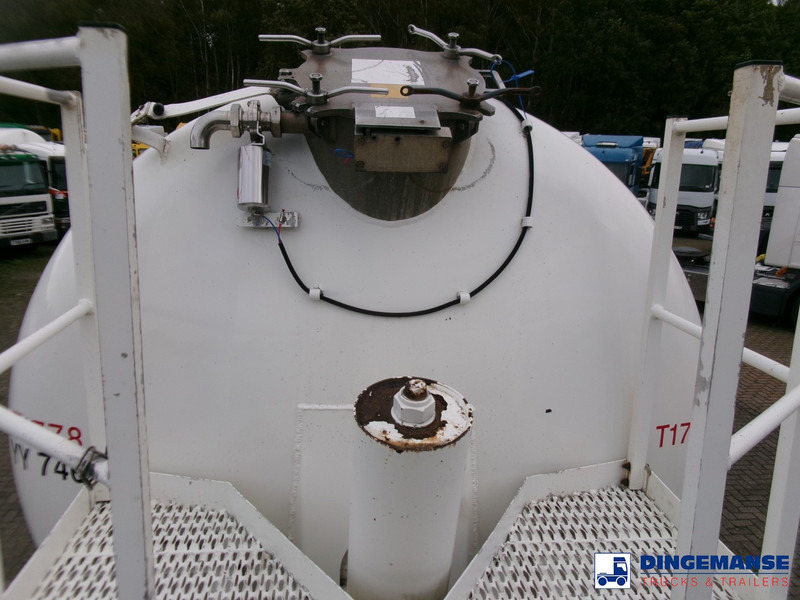 Puspiekabe cisterna Feldbinder Powder tank alu 41 m3 (tipping): foto 11
