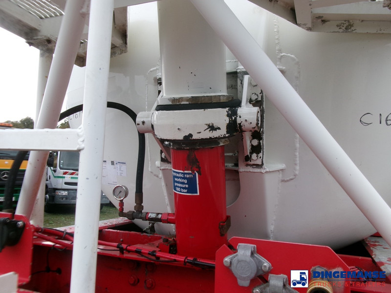 Puspiekabe cisterna Feldbinder Powder tank alu 41 m3 (tipping): foto 10