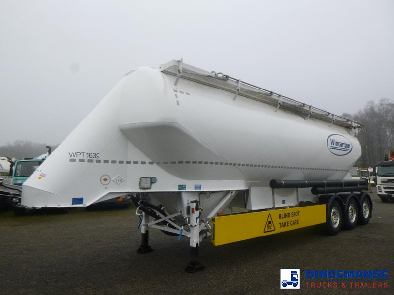 Feldbinder Powder tank alu alu 49 m3 / 1 comp - Puspiekabe cisterna: foto 1 Feldbinder Powder tank alu alu 49 m3 / 1 comp - Puspiekabe cisterna: foto 1