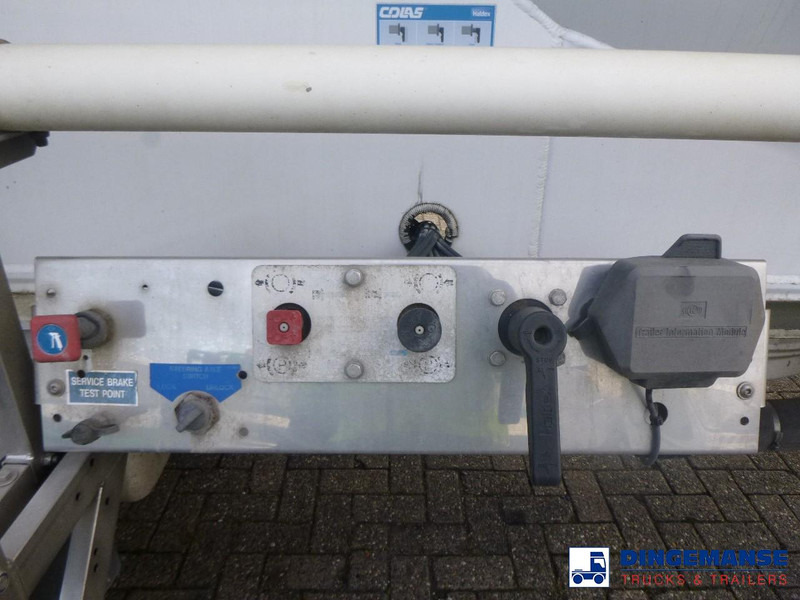 Puspiekabe cisterna Feldbinder Powder tank alu alu 49 m3 / 1 comp: foto 20