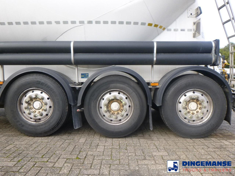 Puspiekabe cisterna Feldbinder Powder tank alu alu 49 m3 / 1 comp: foto 6