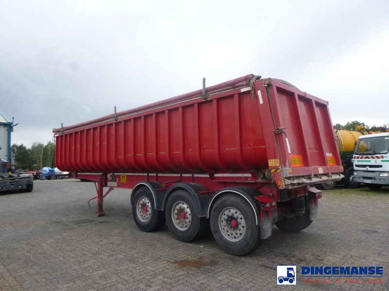 Fruehauf Tipper trailer alu 34.6 m3 + tarpaulin - Puspiekabe pašizgāzējs: foto 3 Fruehauf Tipper trailer alu 34.6 m3 + tarpaulin - Puspiekabe pašizgāzējs: foto 3