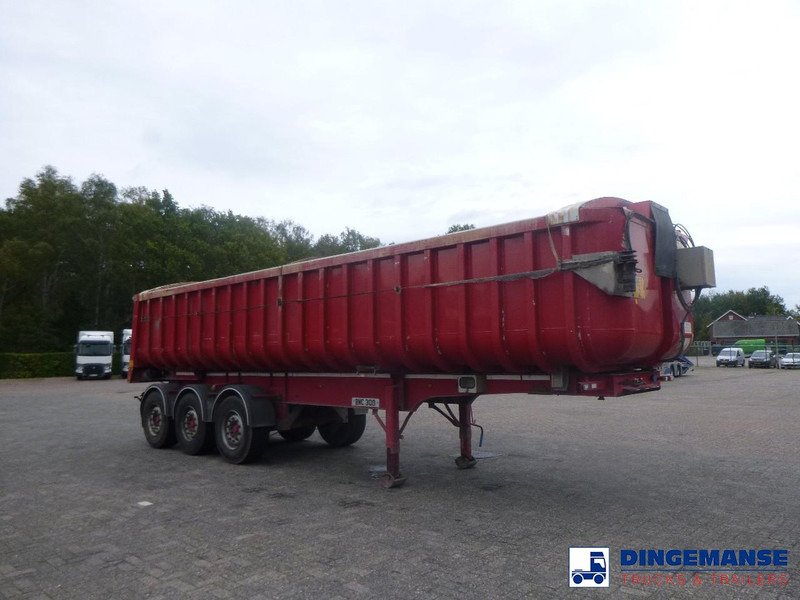 Fruehauf Tipper trailer alu 34.6 m3 + tarpaulin - Puspiekabe pašizgāzējs: foto 2 Fruehauf Tipper trailer alu 34.6 m3 + tarpaulin - Puspiekabe pašizgāzējs: foto 2