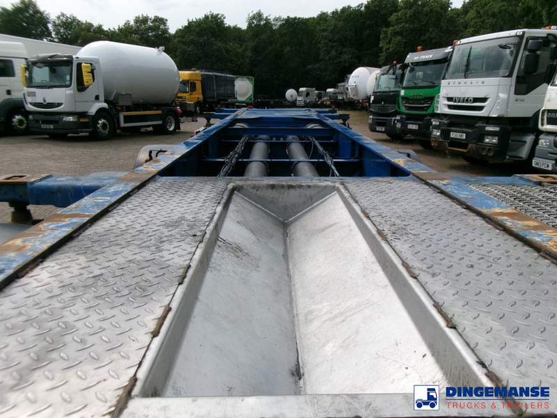 Puspiekabe noņemamā virsbūve/ Konteineru vedējs GENERAL TRAILERS 3-axle container trailer 20-25-30 ft: foto 8
