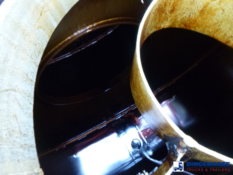 Puspiekabe cisterna Heil / Thompson Heavy oil tank alu 34.2 m3 / 1 comp + pump: foto 18