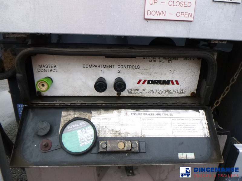 Puspiekabe cisterna Heil / Thompson Heavy oil tank alu 34.2 m3 / 1 comp + pump: foto 12