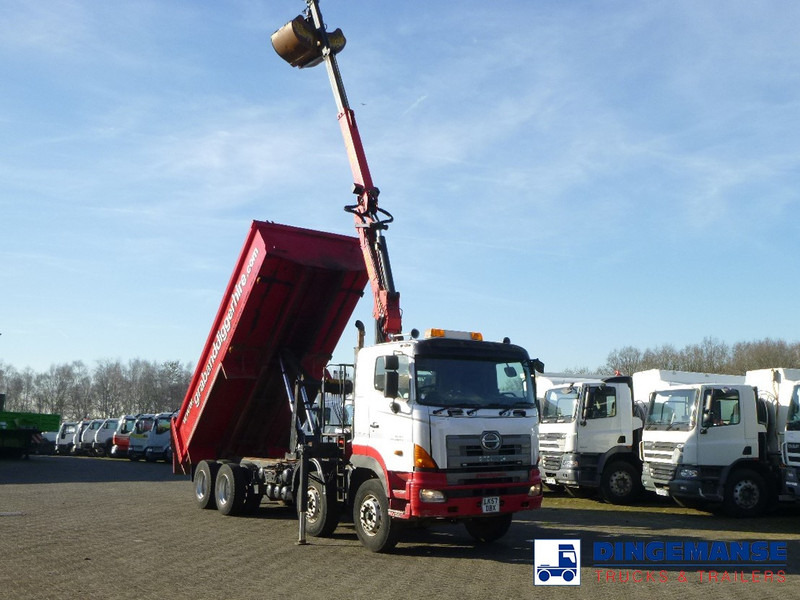 Hino FY1EUKA 8x4 tipper RHD + Palfinger E120L + grapple - Kravas auto ar manipulatoru: foto 2 Hino FY1EUKA 8x4 tipper RHD + Palfinger E120L + grapple - Kravas auto ar manipulatoru: foto 2