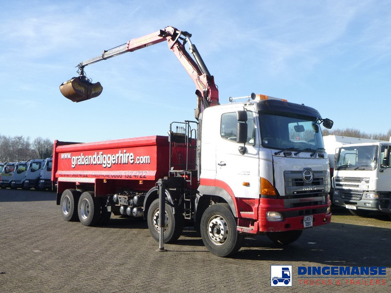 Hino FY1EUKA 8x4 tipper RHD + Palfinger E120L + grapple - Kravas auto ar manipulatoru: foto 5 Hino FY1EUKA 8x4 tipper RHD + Palfinger E120L + grapple - Kravas auto ar manipulatoru: foto 5