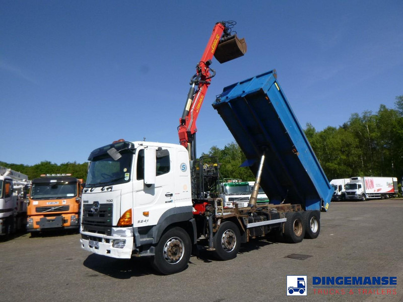 Hino FY1EUKA RHD + Palfinger E120L + grapple - Kravas auto ar manipulatoru: foto 1 Hino FY1EUKA RHD + Palfinger E120L + grapple - Kravas auto ar manipulatoru: foto 1